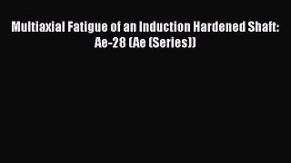 Book Multiaxial Fatigue of an Induction Hardened Shaft: Ae-28 (Ae (Series)) Download Online