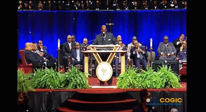 Pastor Derrick Hutchins II Preaching COGIC 107th Holy Convocation