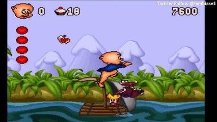 Porky Pigs Haunted Holiday (SNES) Level 3 Atlantis