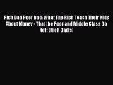 Read Rich Dad Poor Dad: What The Rich Teach Their Kids About Money - That the Poor and Middle