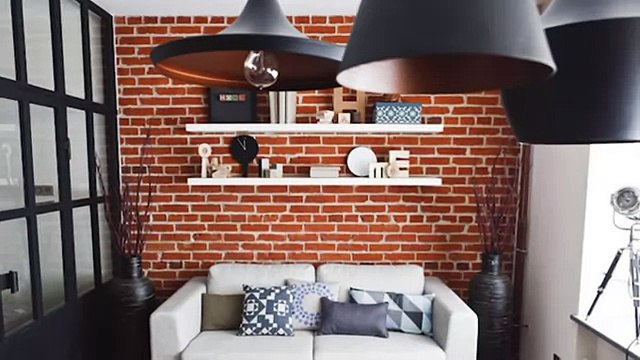 Дизайн малогабаритной однокомнатной квартиры 33 кв.м в стиле лофт