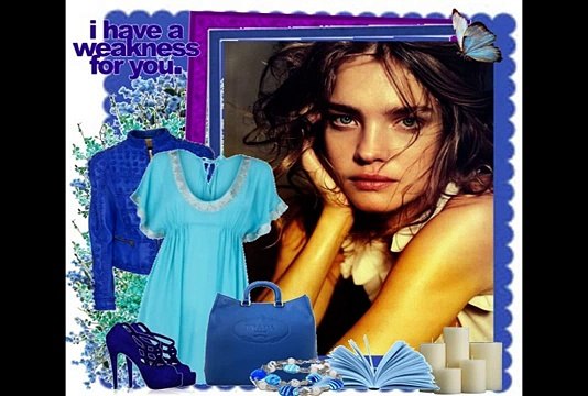 синие туфли с чем носить