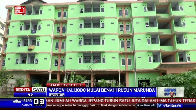 Tinggalkan Kalijodo, Warga Benahi Rusun Marunda