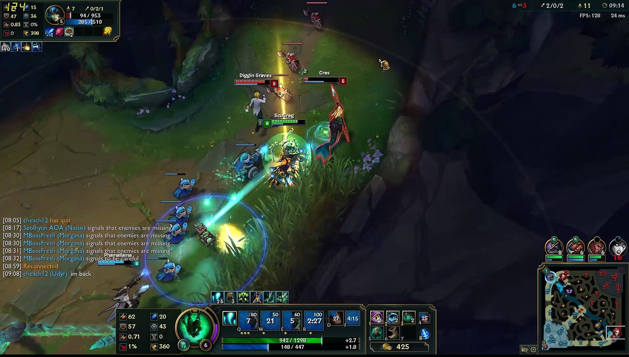 Bot lane plays