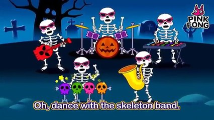 The Skeleton Band | Halloween Songs | PINKFONG Songs for Children