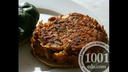 Капустные котлеты с курицей