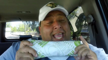 Quiznos Black & Blue Wrap REVIEW!