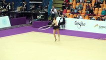 Mickova Monika, Czech, hoop. Grand Prix Moscow 19.02.2016