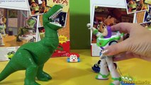 Toy Story Juguetes de Andy Woody con Bullseye y Buzz Lightyear con Rex - Juguetes de Disney