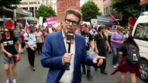 John Campbell talks to TPP protesters