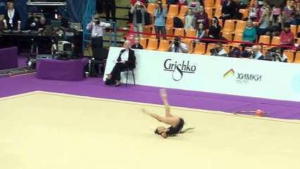 Soldatova Aleksandra, Russia, ball. Grand Prix Moscow 19.02.2016