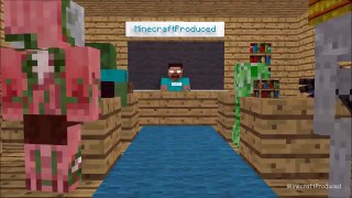 Monster School Jumping (Minecraft Animation, Escola Monstro)