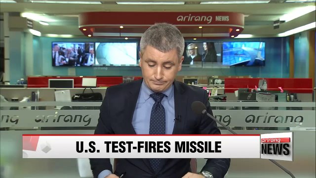 U.S. test-fires ICBM to display power to N. Korea