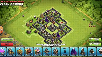 7.Seviye Köy Binası | Ganimet Koruma Düzeni | Anti Barbar-Okçu | Town hall 7 Farming Base