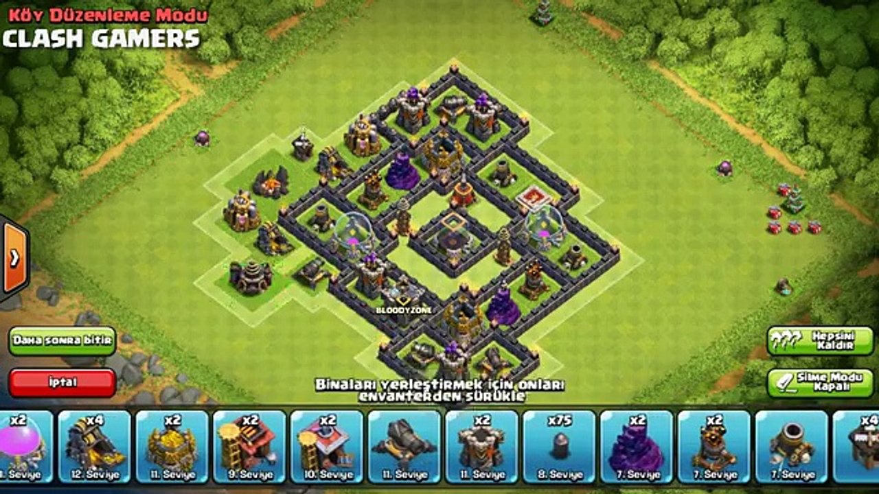 7.Seviye Köy Binası | Ganimet Koruma Düzeni | Anti Barbar-Okçu | Town hall 7 Farming Base