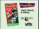 Opening & Closing To Veggietales:The Toy That Saved Christmas 1998 VHS (Lyrick Studios Print)