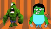 Finger Family Rhymes Hulk Cartoons | Minions Bananas Finger Family Children Nursery Rhymes 2D
