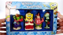 Spongebob Squarepants Christmas Ornaments Play Doh Surprise Egg Kinder Joy Toys Playdough Videos