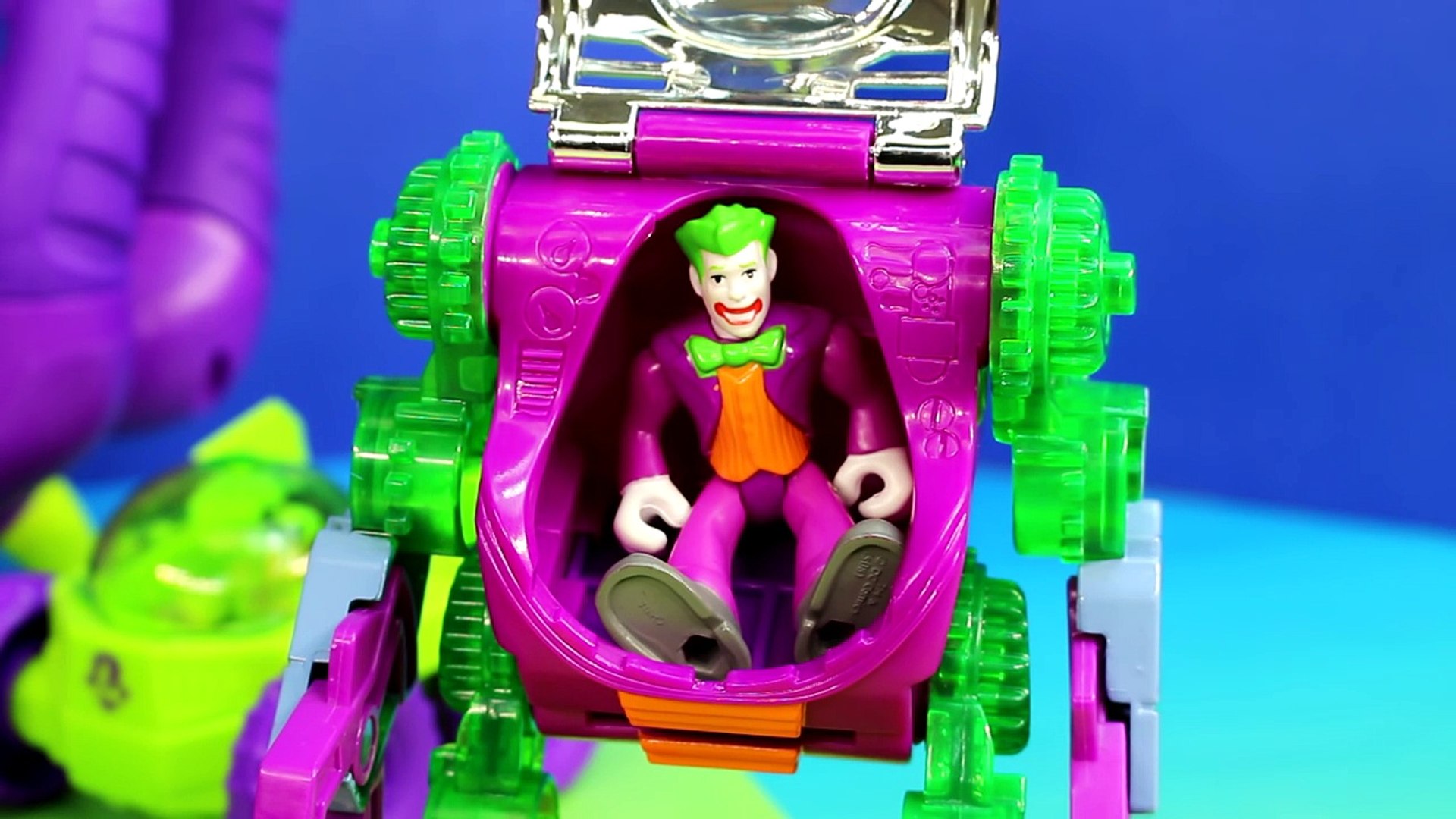 Imaginext Batman Robot & Riddler Rover with Robin Joker Fisher Price DC  Superheroes - video Dailymotion