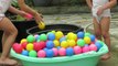 Mainan anak ❤ Asiknya bermain air & Mandi bola anak - Kids pool fun balls @LifiaTubeHD