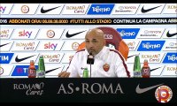 Empoli-Roma. Luciano Spalletti nella conferenza stampa di vigilia