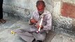 Old Man Play Amazing Handmade Instrument