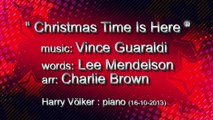 CHRISTMAS TIME IS HERE - Weihnachtslied - Christmas Song - jazzy Christmas - piano - Harry Völker