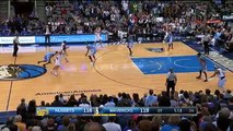 Kenneth Faried Jumps into the Crowd - Nuggets vs Mavericks - Feb 26, 2016 - NBA 2015-16 Season