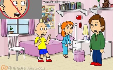 Caillou tries to choke Rosie and gets Grounded
