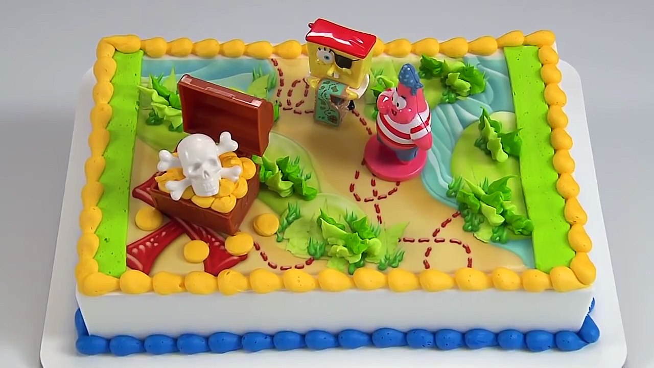SpongeBob SquarePants Pirates Treasure Hunt Cake Design from DecoPac