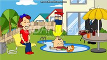 Caillou Jump to high into the pool/Kills Rosie and Gets Grounded