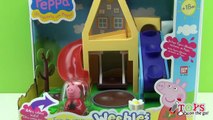 Peppa Pig Bailones Casa de Juegos Peppa Pig Weebles Wind & Wobble Playhouse - Juguetes de