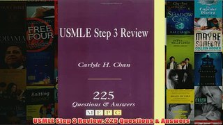 Download PDF  USMLE Step 3 Review 225 Questions  Answers FULL FREE