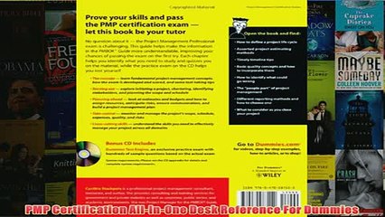 Download PDF  PMP Certification AllInOne Desk Reference For Dummies FULL FREE