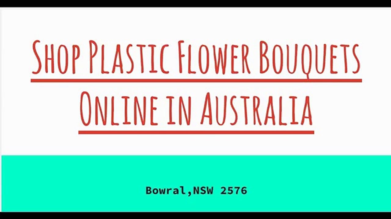Shop Plastic Flower Bouquets Online in Australia