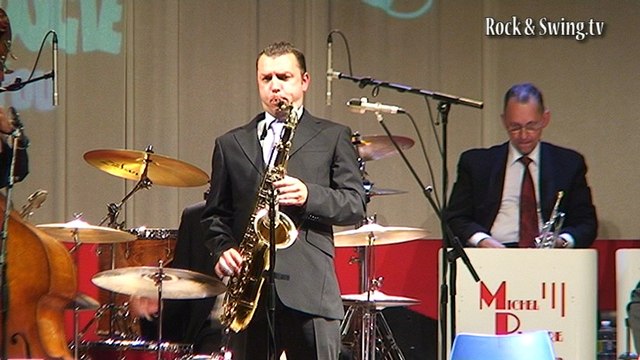 BLUES BACK STAGE BY MICHEL PASTRE BIG BAND AT LAROQUEBROU