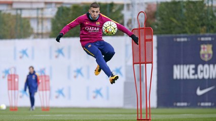 Last training session before hosting Sevilla