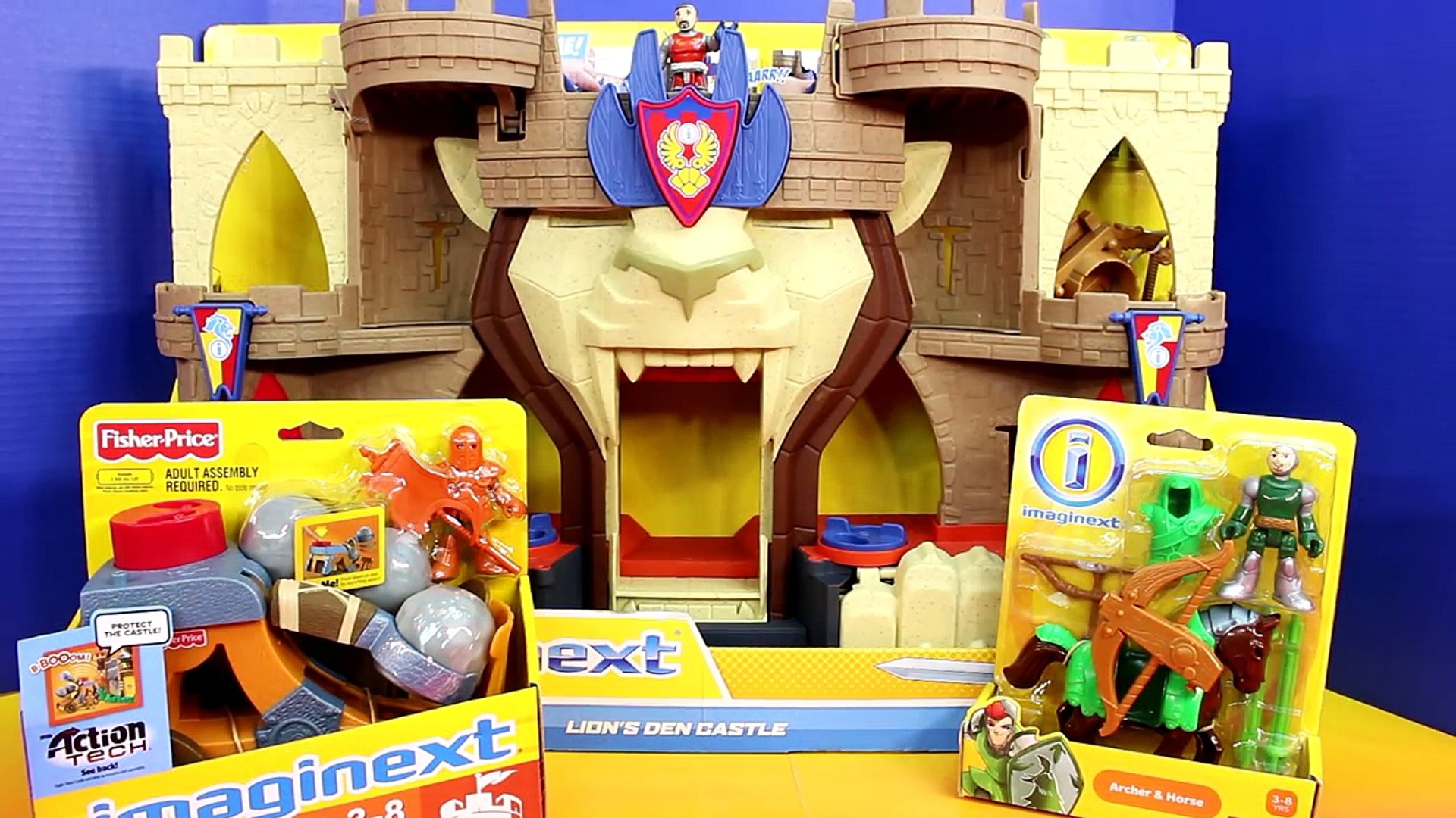 imaginext lion's den castle