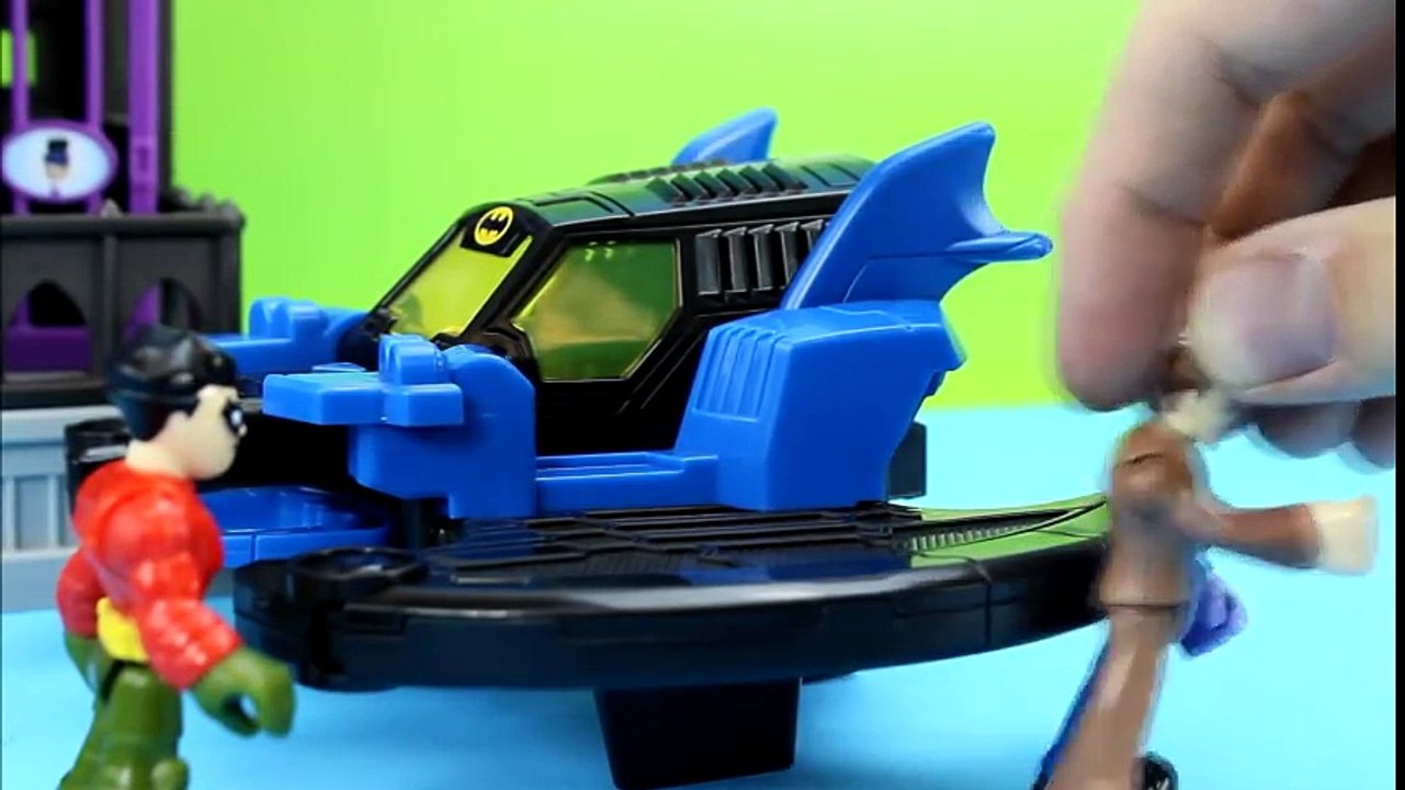 Imaginext Batman saves Robin from Bane Two Face and the Gotham City Jail Just4fun290