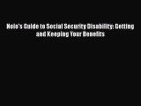 Download Nolo's Guide to Social Security Disability: Getting and Keeping Your Benefits Ebook