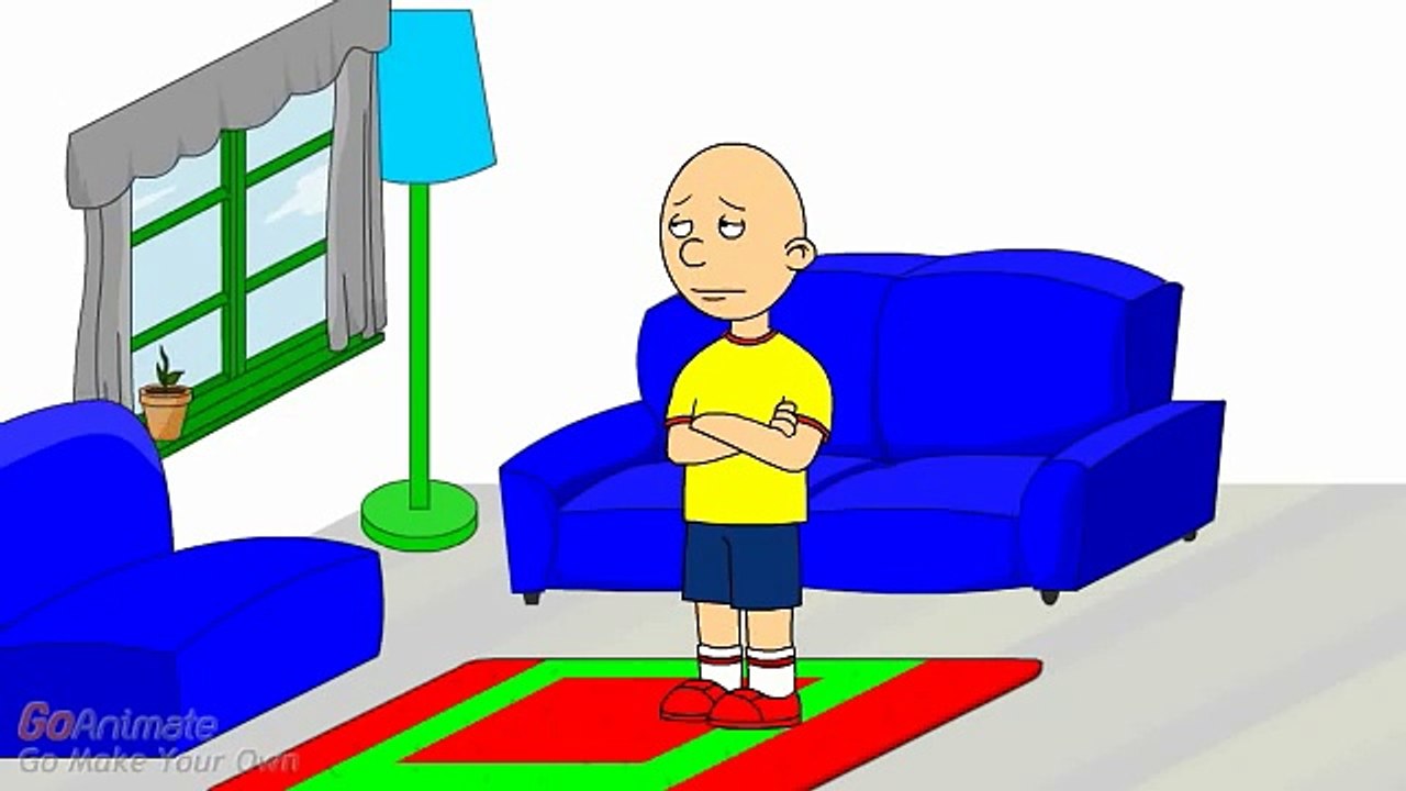 Caillou Eats The Windows And Gets Grounded