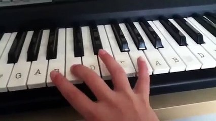 How to play Charlie brown on piano/keyboard