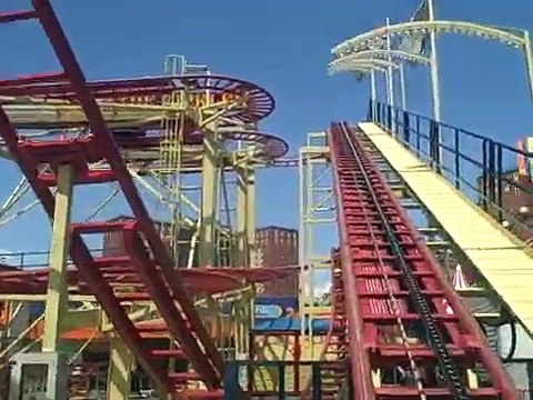 The Tickler Roller Coaster At Coney Island Luna Park In Brooklyn-NYC: (2015!)