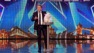Marc Métral and his talking dog Wendy wow the judges - Audition Week 1 - Britain's Got Talent 2015 - YouTube