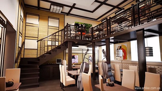 Дизайн ресторана ЯпонаХата (Львов, Кривая Липа, 8)