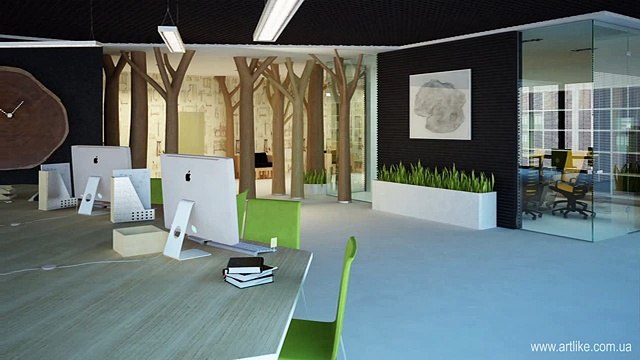 Дизайн офиса. Современный и креативный интерьер!