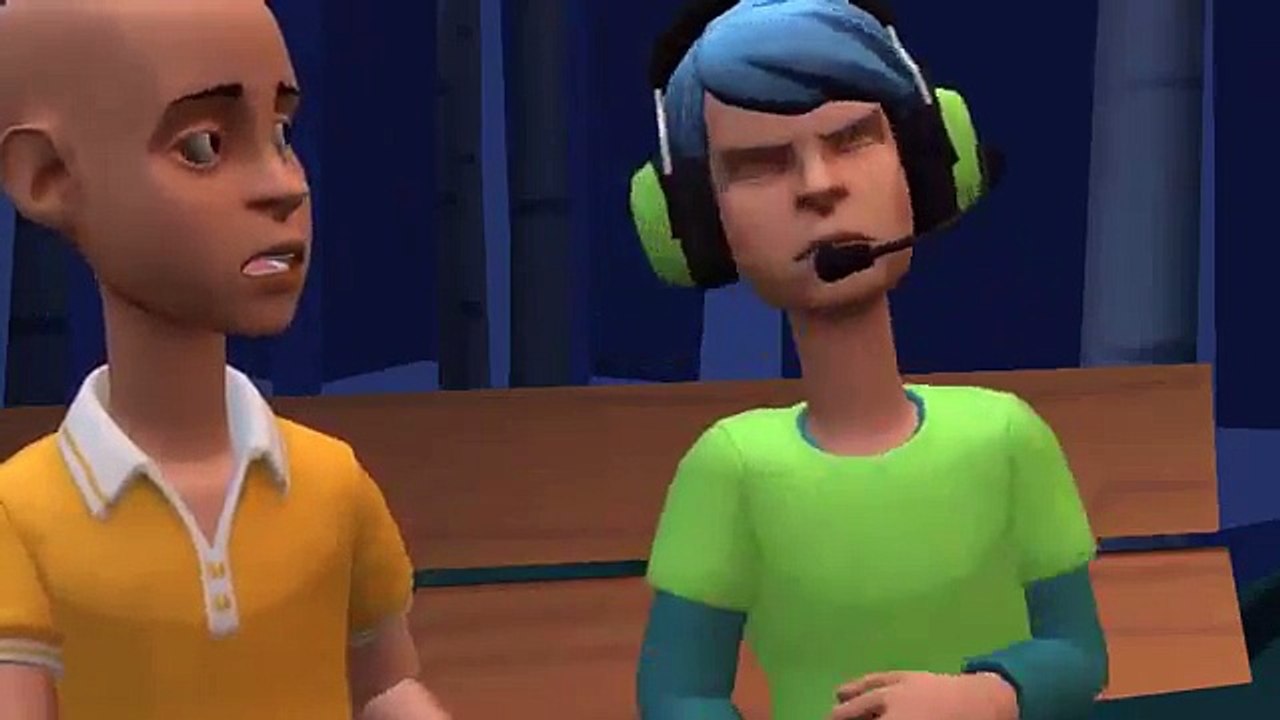 Caillou kisses Dora the explorer and gets grounded