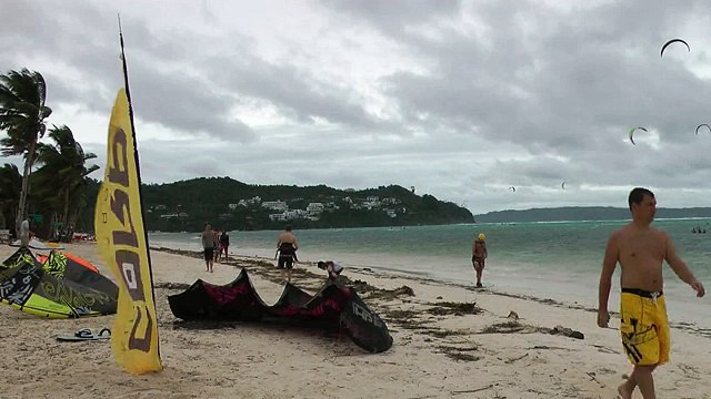 Кайтинг на Боракае, Филиппины. Kiting in Boracay Philippines HD