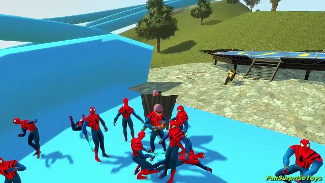 Lightning McQueen Cars Blue Spiderman Cars 2 Nursery Rhymes McQueen (Songs for Children wi