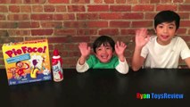 Pie Face Challenge Whip Cream in the face Family Fun Game for Kids Egg Surprise Toys